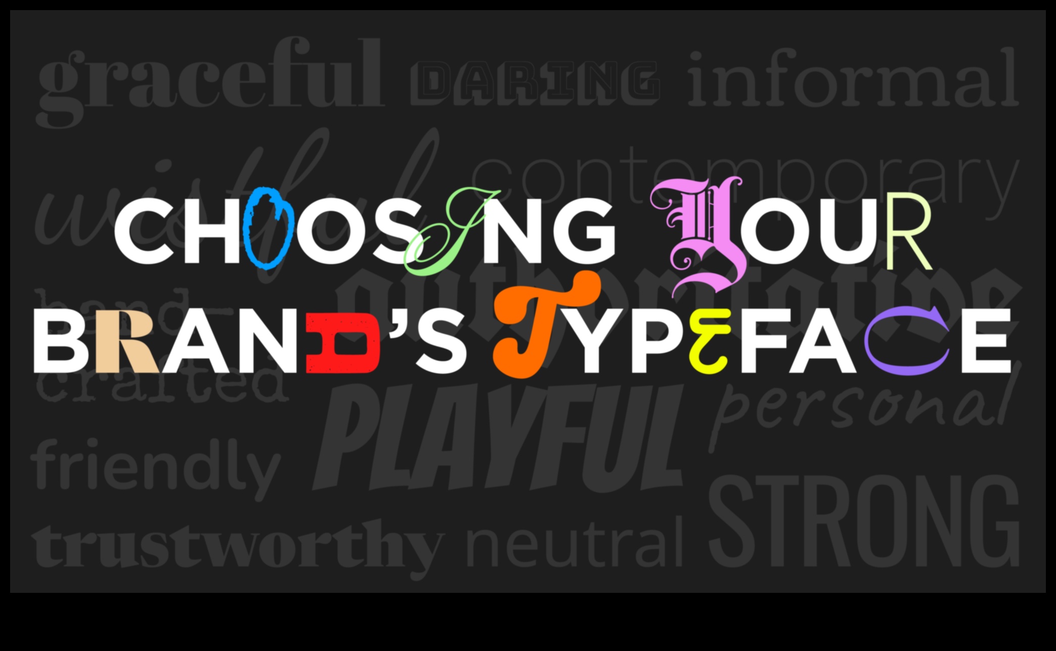 انتصارات الطباعة: رفع العلامات التجارية مع النص والهوية