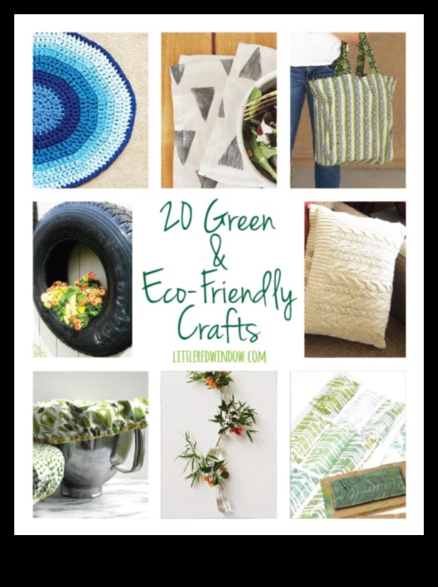 الحياة المستدامة باستخدام الحرف اليدوية: تقليل النفايات من خلال إعادة التدوير