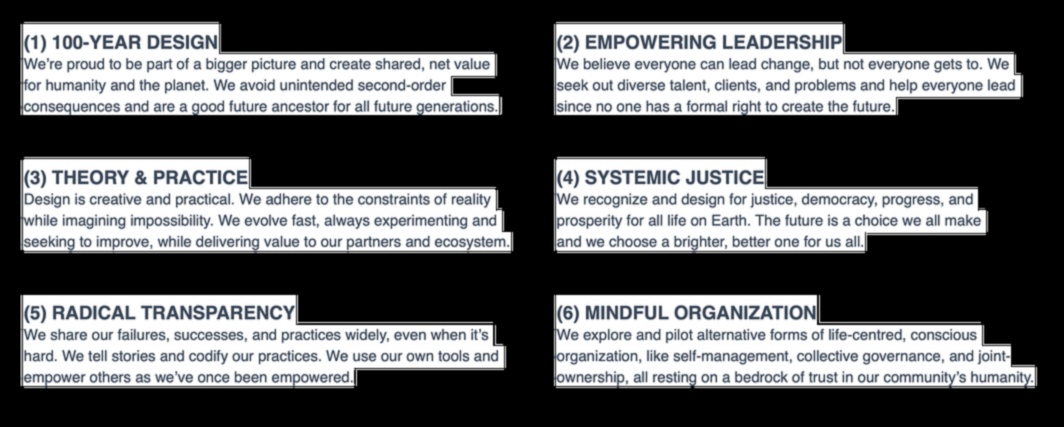 المبادئ المبتكرة: تشكيل مشهد نظرية التصميم