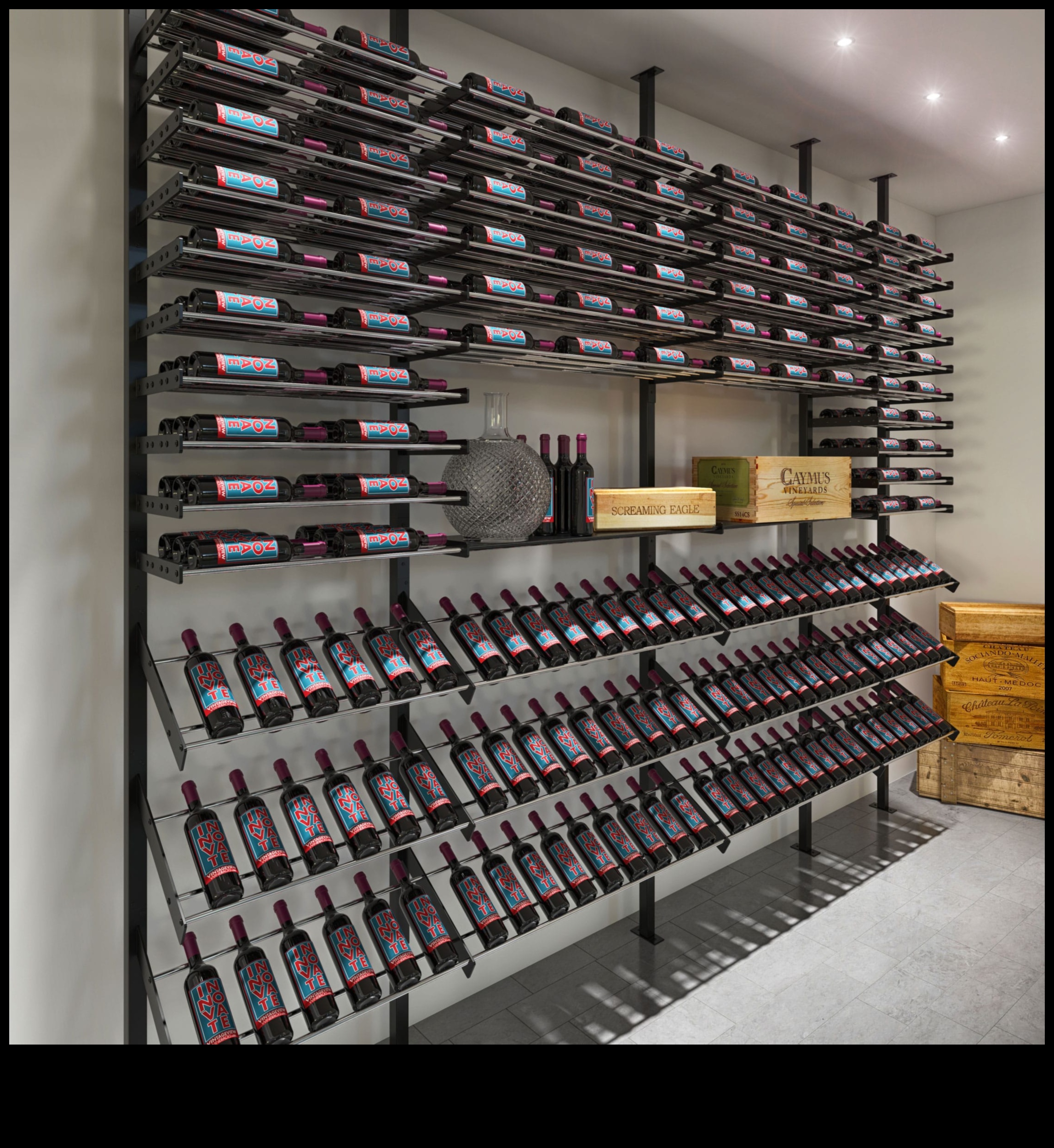 صياغة رفوف النبيذ الخشبية: تخزين DIY للخمرات الخاصة بك