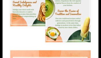 سجلات الطبخ الإبداعية: سجل رحلتك الطهي مع أفكار الوصفات