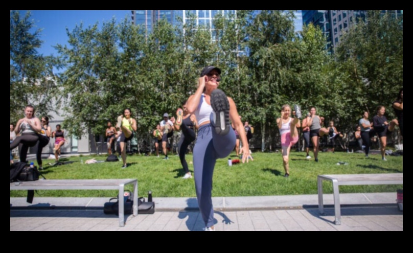 عرق سيتي بارك: التدريبات في الهواء الطلق في المساحات الخضراء الحضرية