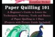 صناعة الورق للمبتدئين: مشاريع بسيطة لبدء رحلتك
