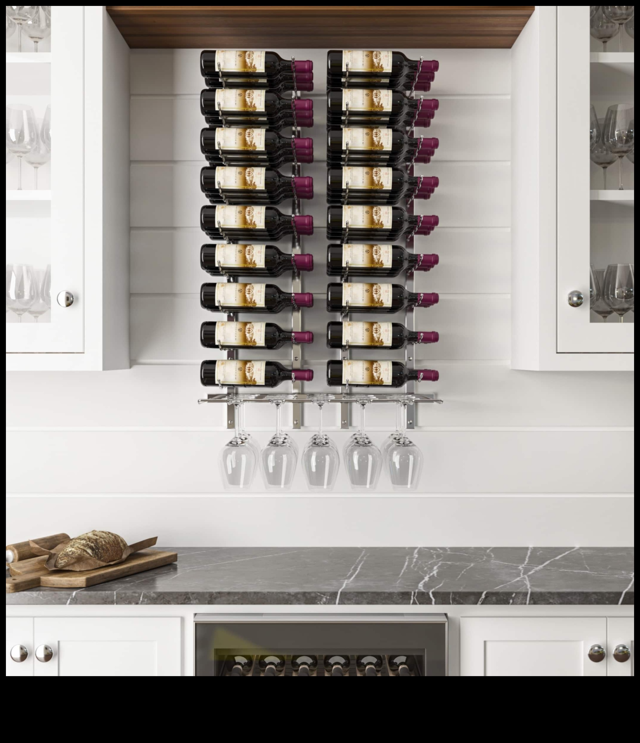 صياغة رفوف النبيذ الخشبية: تخزين DIY للخمرات الخاصة بك